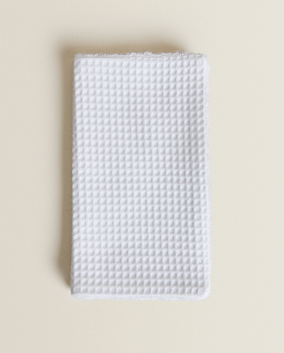 WAFFLE TEXTURE TOWEL (PACK OF 2)