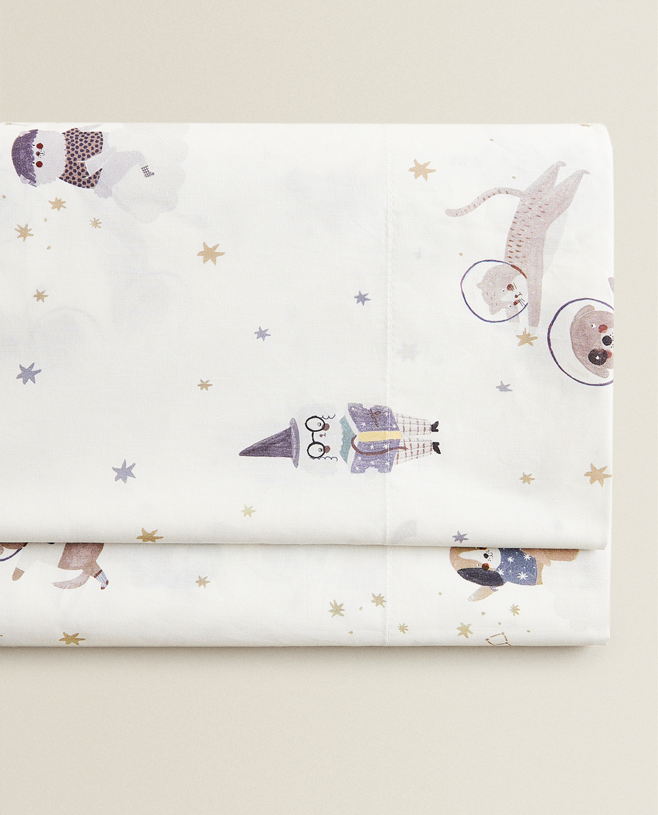 Flat Sheets Bedroom Kids Zara Home Brasil