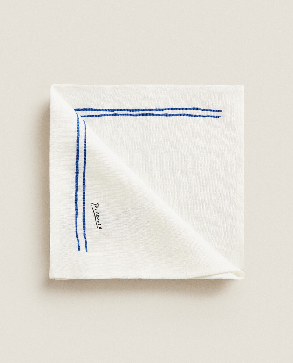 PICASSO PRINT LINEN NAPKINS © PICASSO SUCCESSION 2022 (PACK OF 2)
