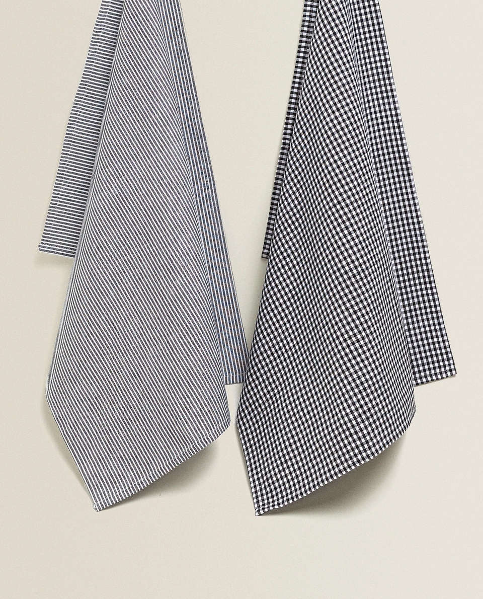 GINGHAM KITCHEN TOWEL (PACK OF 2)