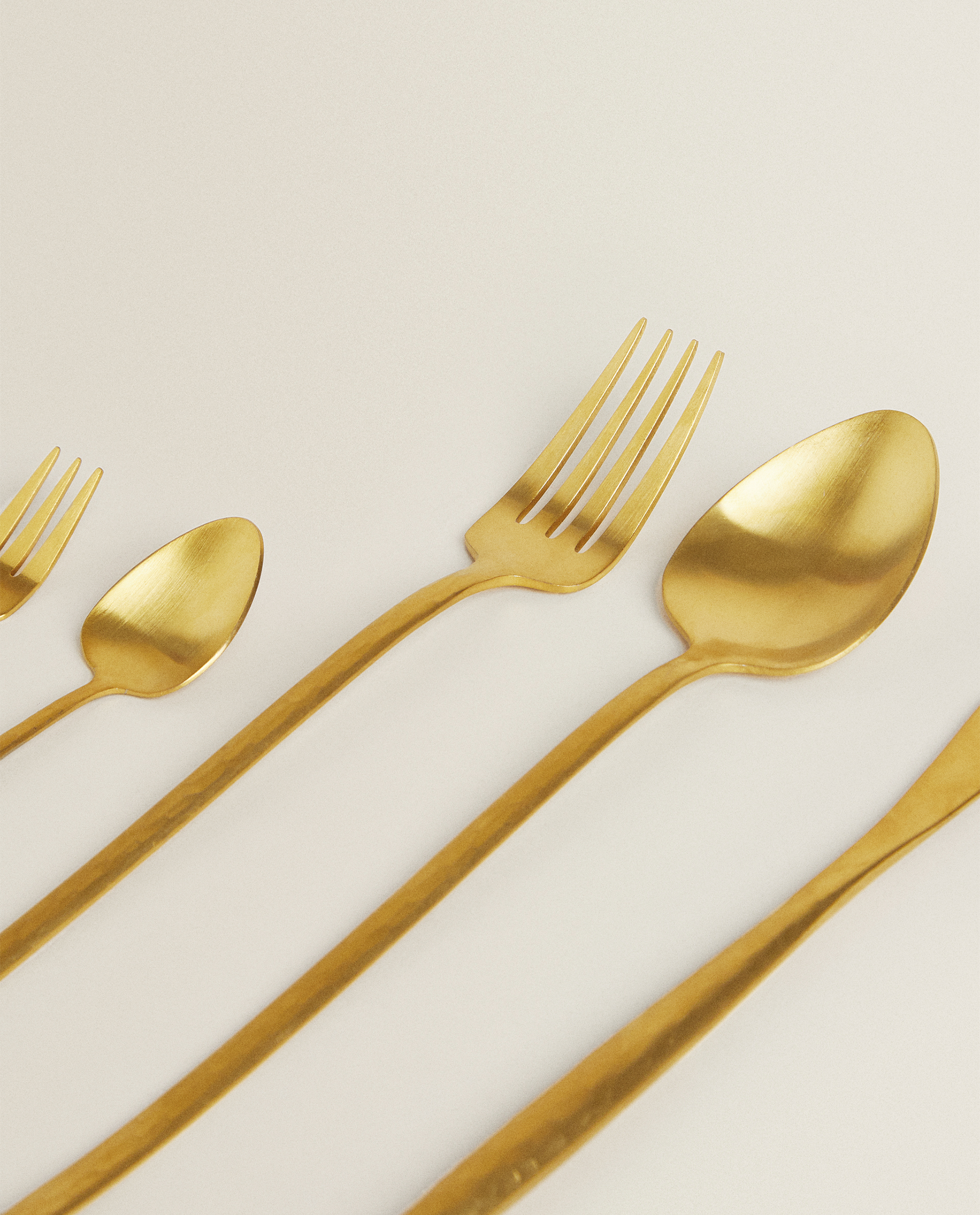 tenedor cuchara para ensalada Vajilla dorada de 4 colores cuchara tenedor cuchara para ensalada Vajilla dorada de 4 colores cuchara