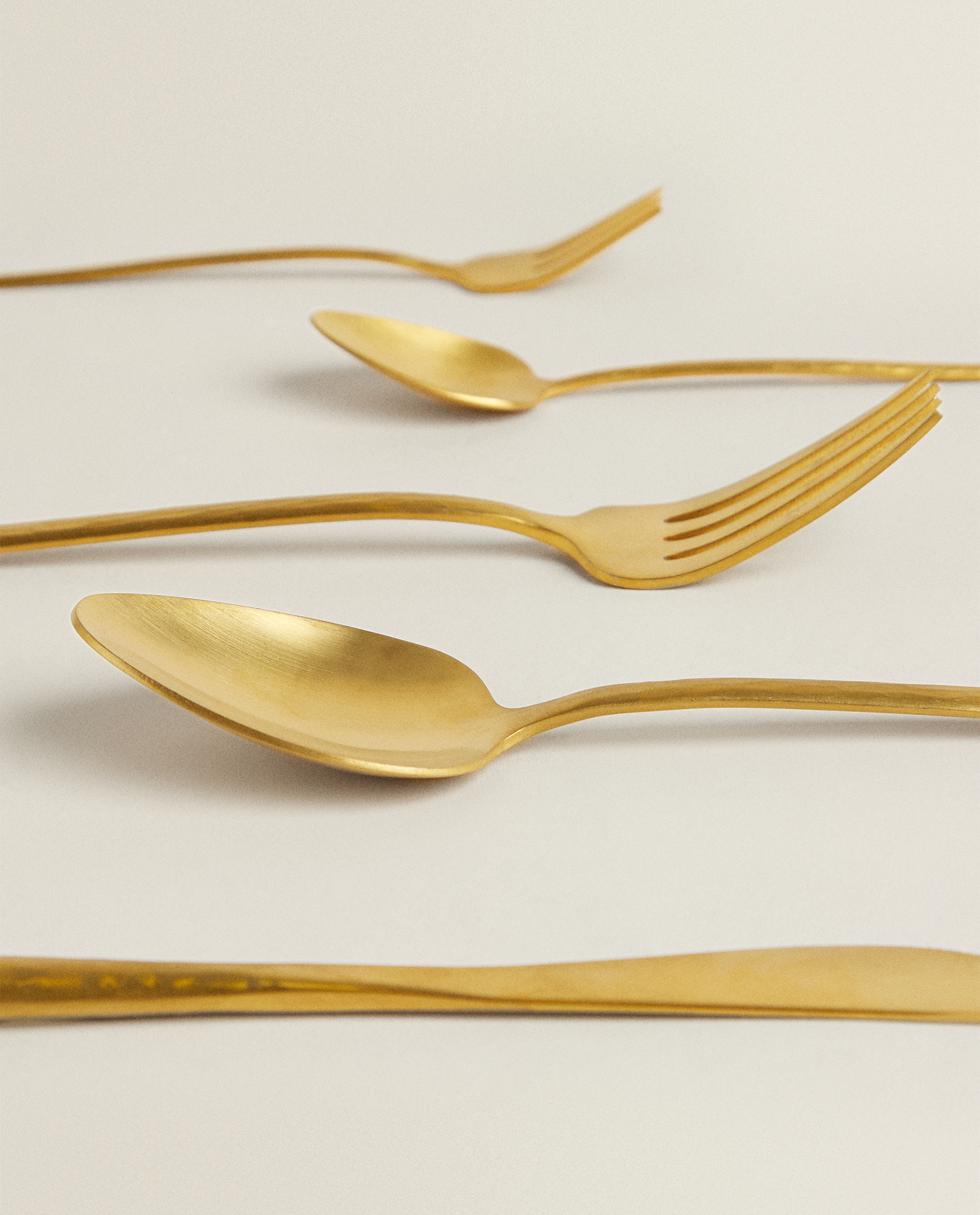 tenedor cuchara para ensalada Vajilla dorada de 4 colores cuchara tenedor cuchara para ensalada Vajilla dorada de 4 colores cuchara