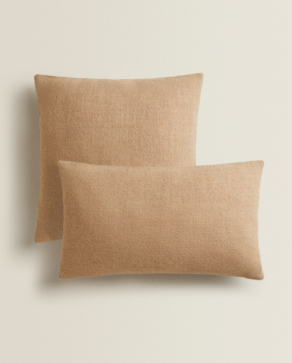 WOOL THROW PILLOW COVER