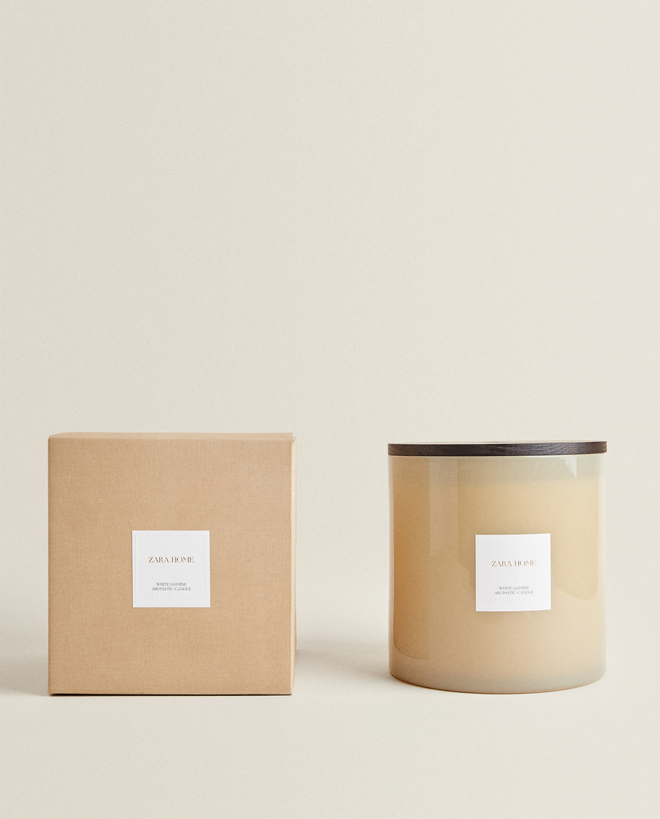 (3.6 KG) WHITE JASMINE SCENTED CANDLE