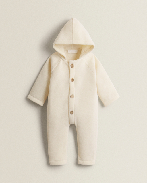 OVERALL POLAR CAPUCHA - Bebé 0-18 meses - ROPA \u0026 CALZADO - NIÑOS | Zara  Home México