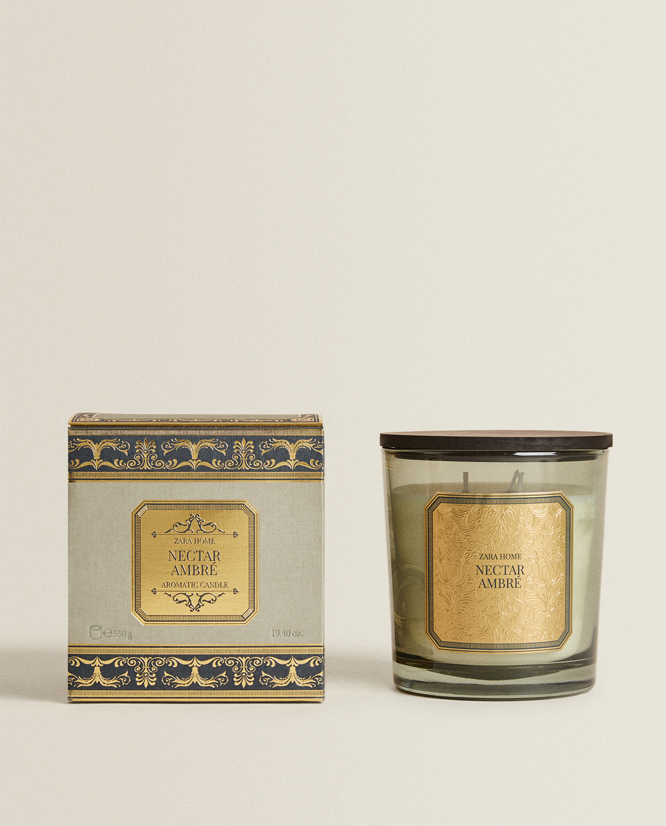 (550 G) NECTAR AMBRÉ SCENTED CANDLE