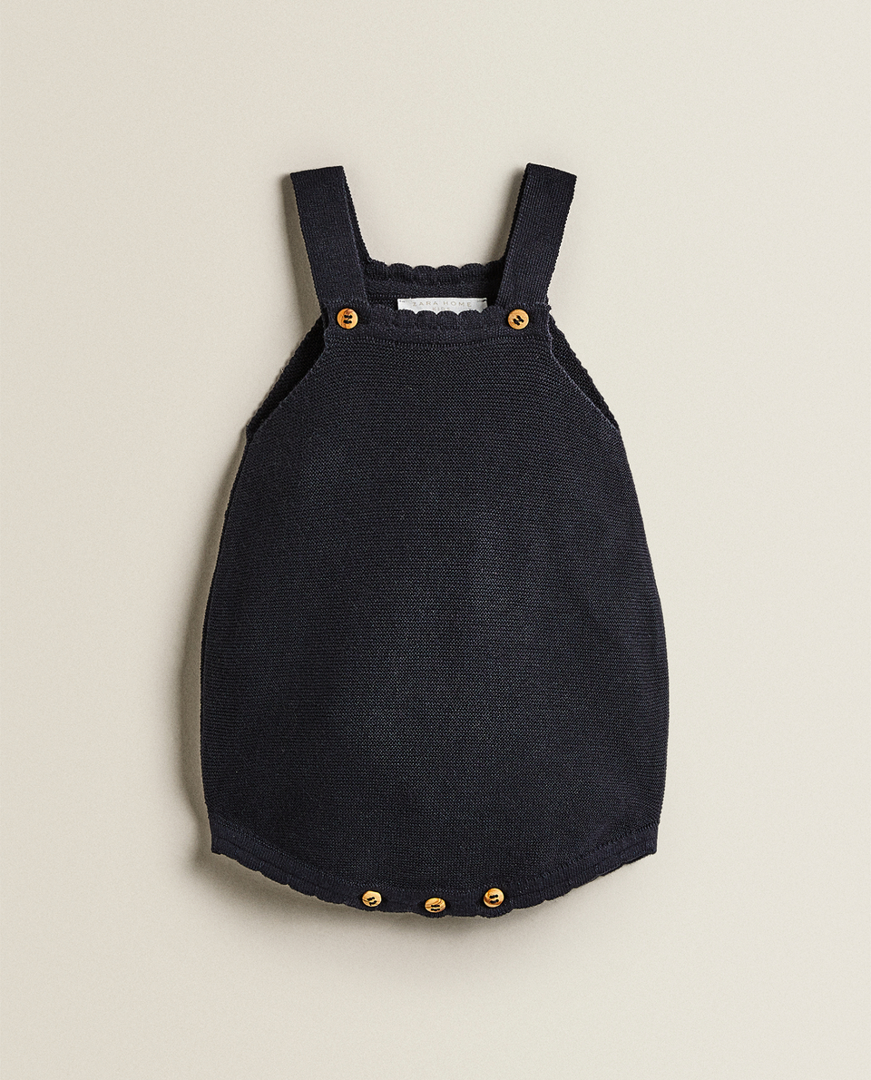 KNIT DUNGAREES WITH SILK