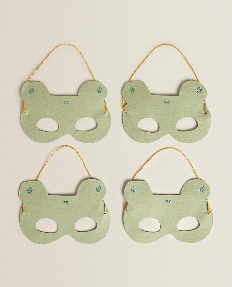 FROG MASK (PACK OF 4)