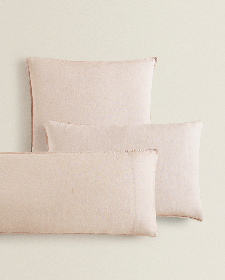(140 GSM) WASHED LINEN PILLOWCASE