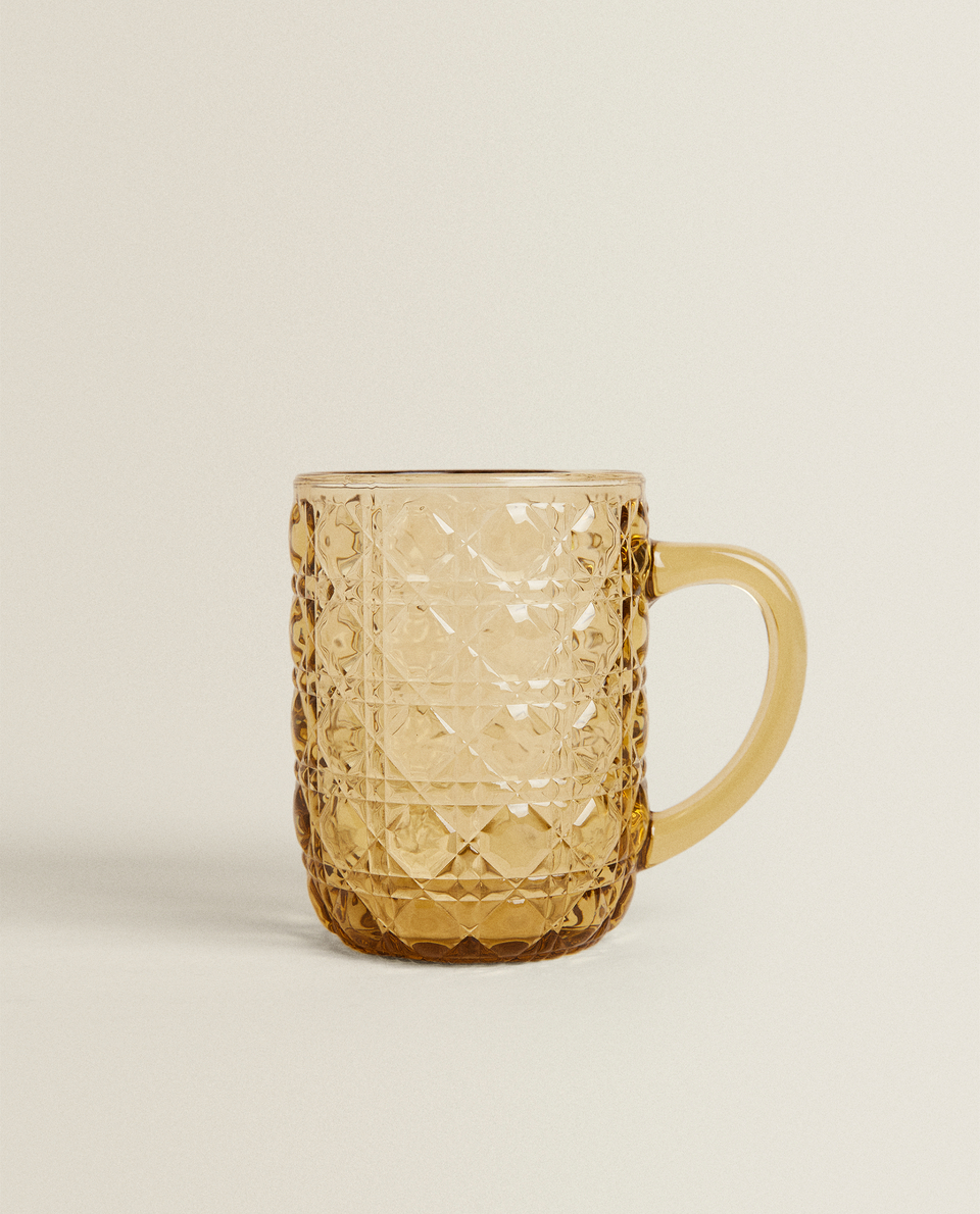 zara home glass mug