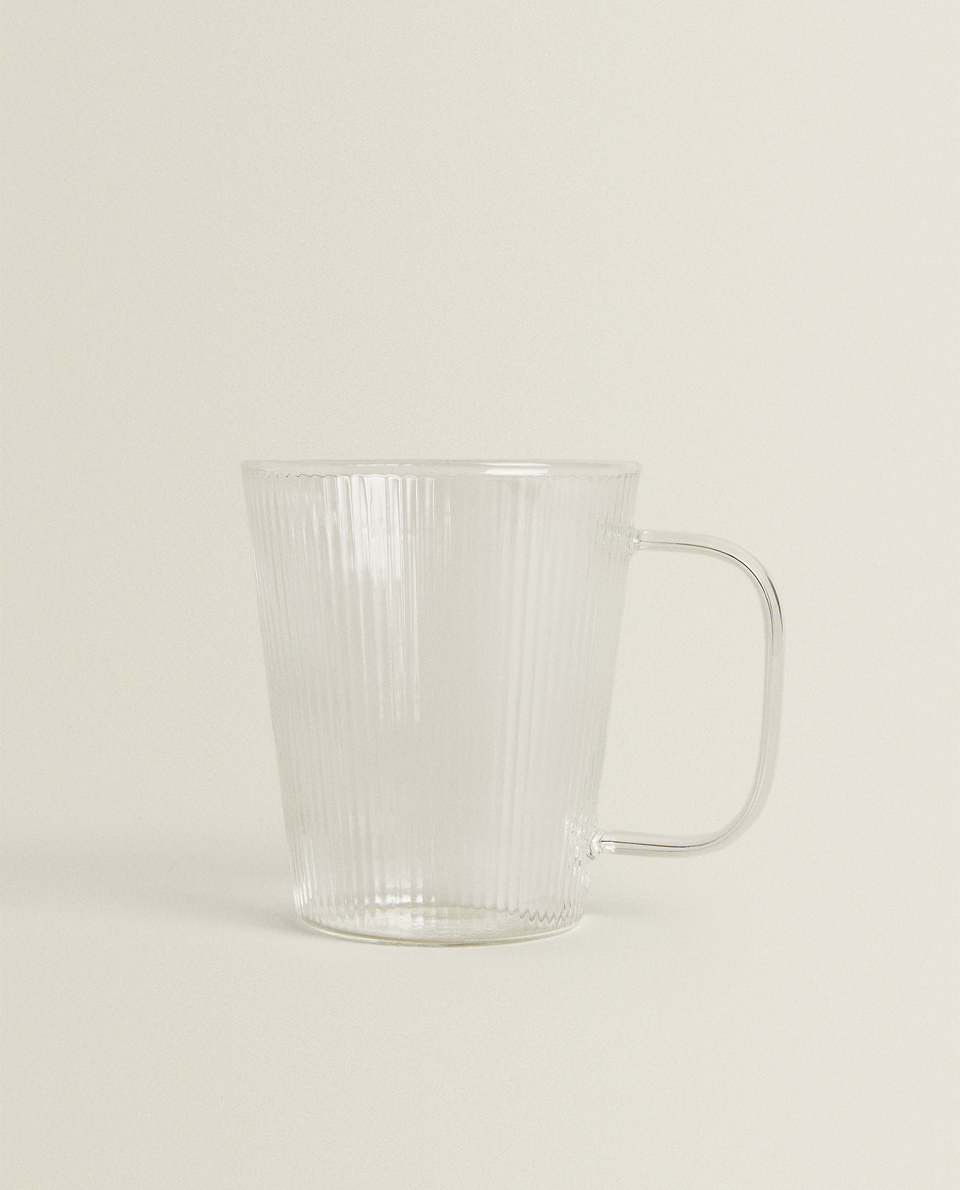 BOROSILICATE GLASS JUG WITH LINE DESIGN - null | Zara Home United Kingdom