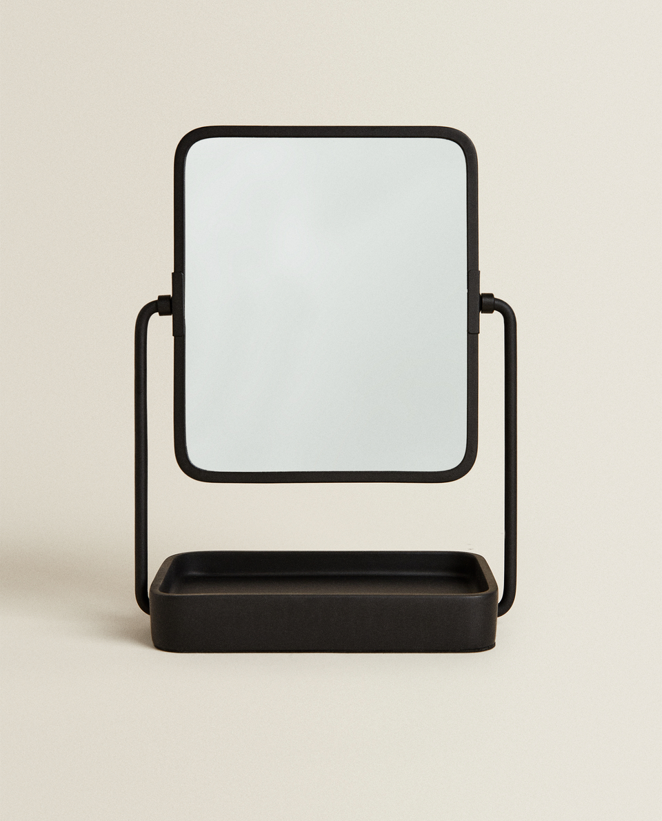 مرآة مربعة من الراتنج