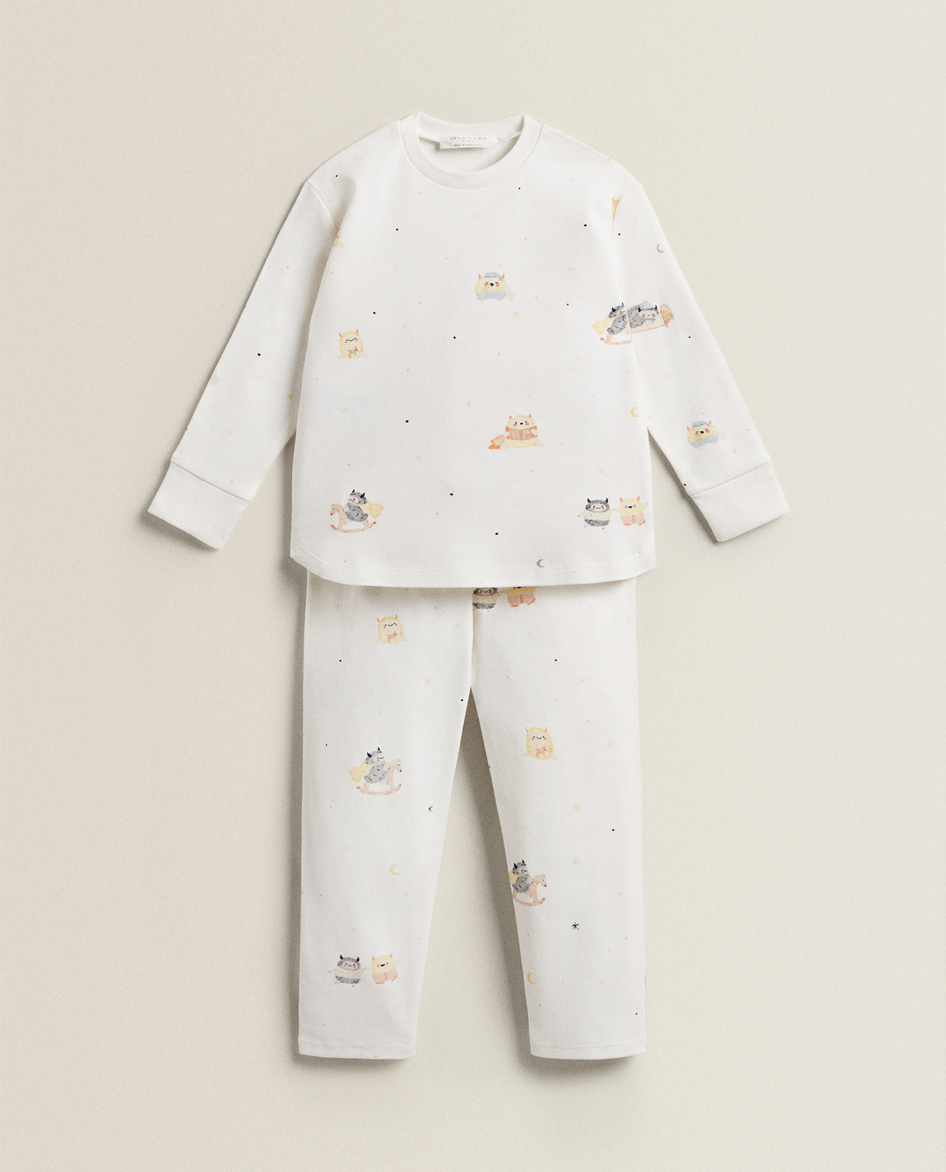 PIGIAMA IN COTONE CON MOSTRI - Lenzuola da sotto - BIANCHERIA DA LETTO -  CAMERA | Zara Home Italia