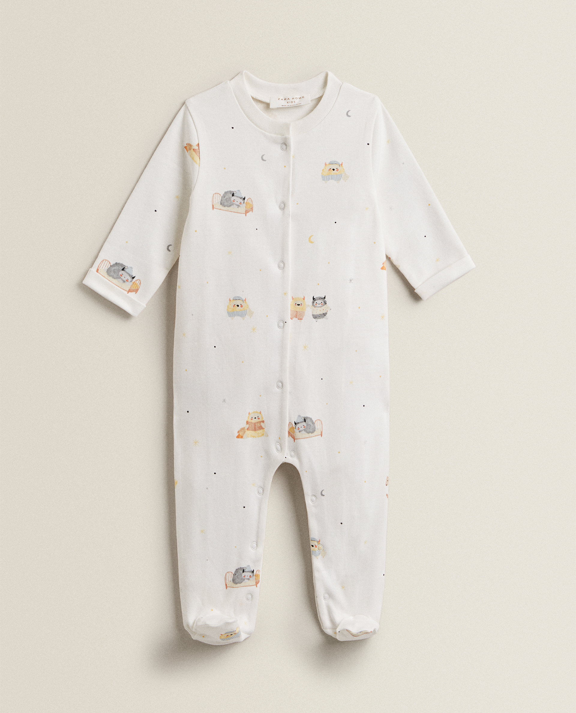 PELELE ALGODÓN MONSTRUOS - NOVEDADES - NIÑOS | Zara Home España