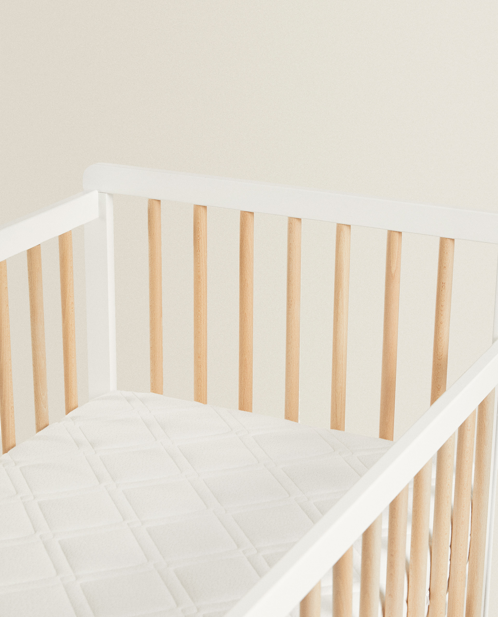 natural wood cot
