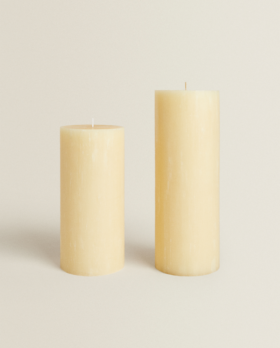 LONG CYLINDRICAL CANDLE