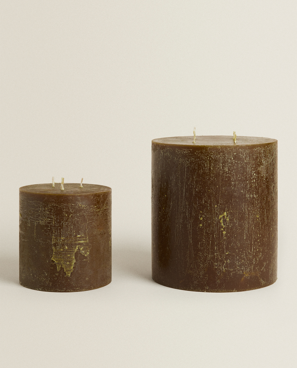 zara home giant candle