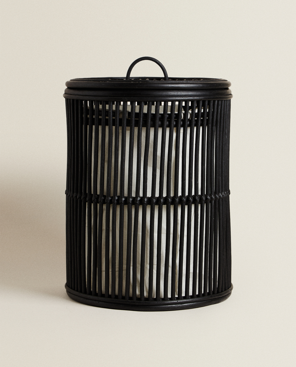 ROUND LAUNDRY BASKET WITH LID