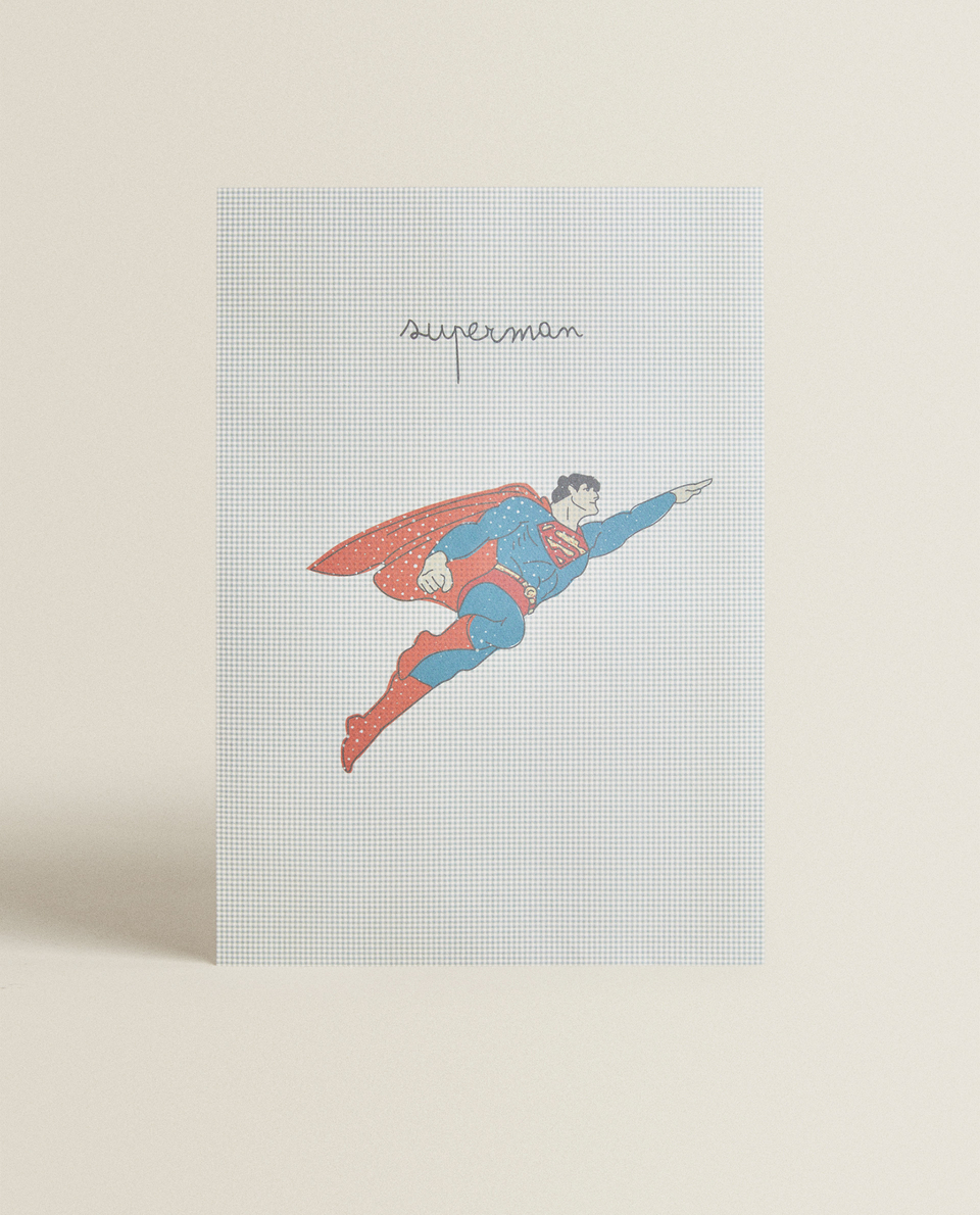 SUPERMAN 프린트