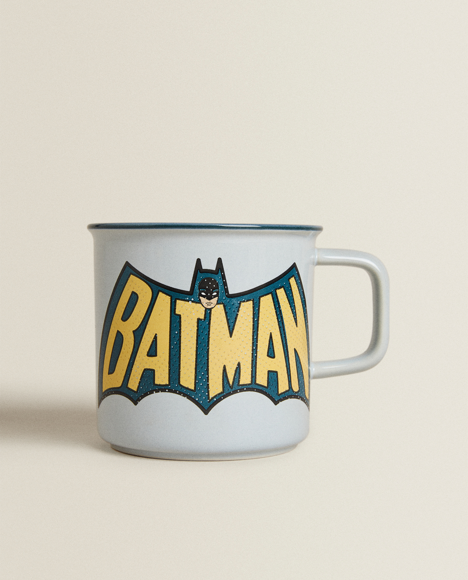 فنجان من الخزف الحجري بطبعة باتمان