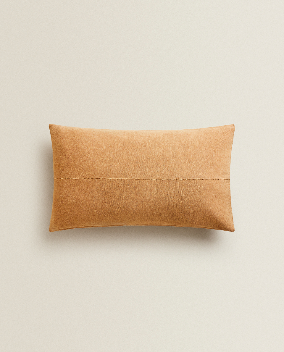WASHED-EFFECT CUSHION COVER
