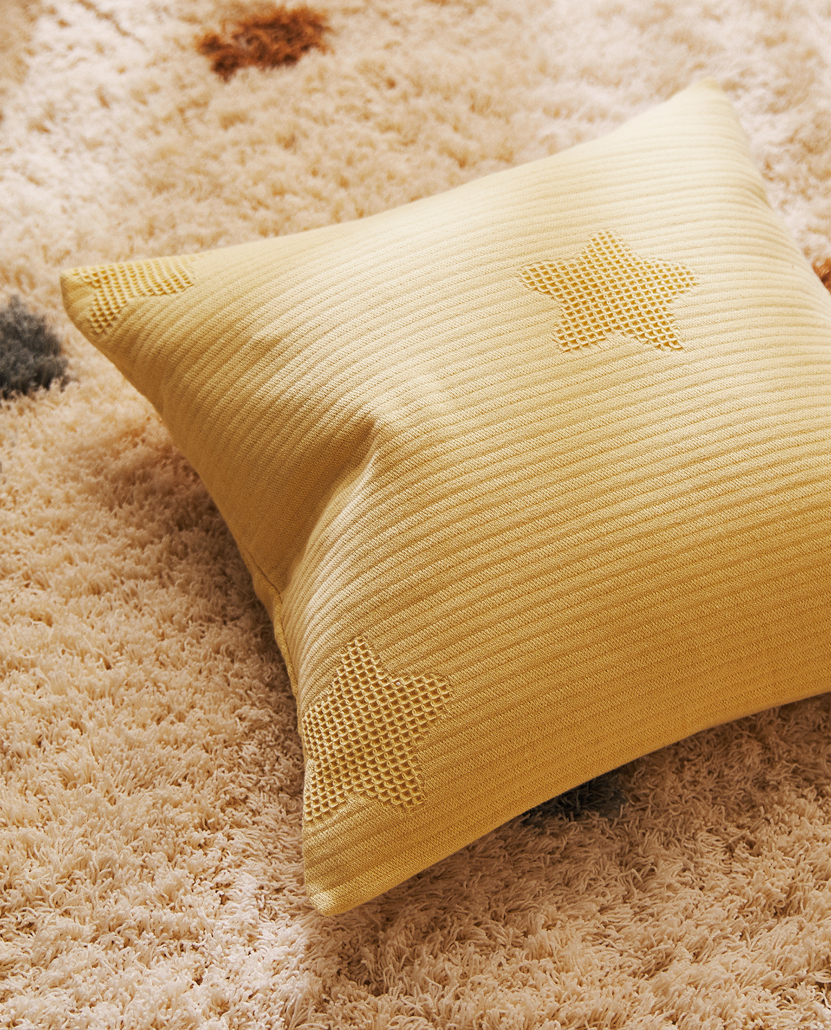 light gold cushions