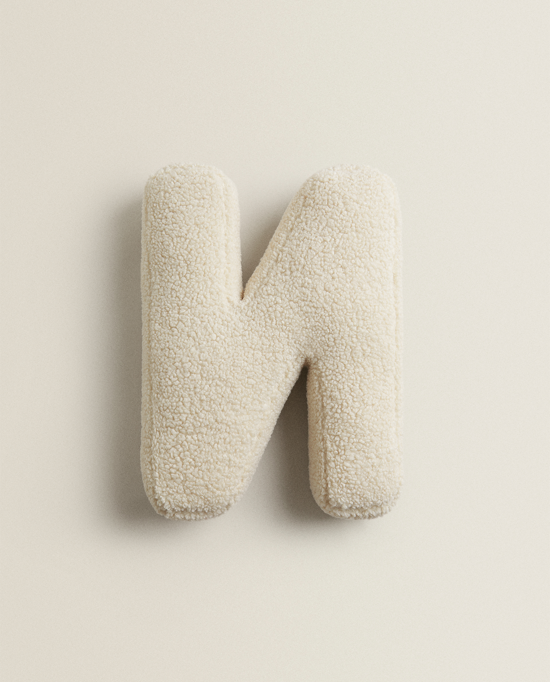 zara white feather cushion