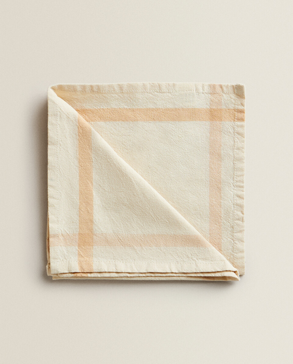 DYED THREAD NAPKIN (PACK OF 2)