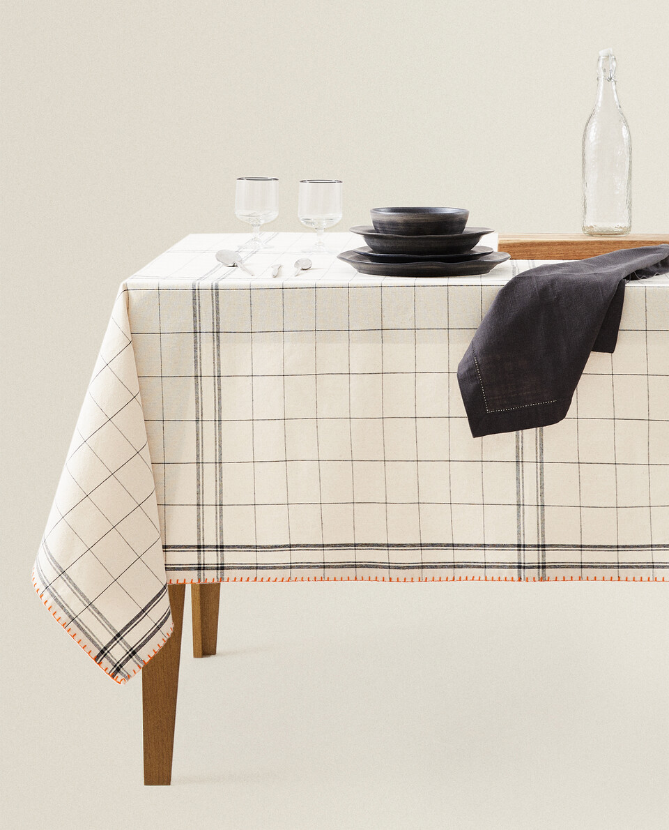 zara home plaid
