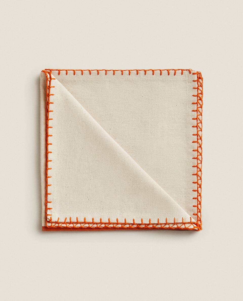 CHECK COTTON NAPKIN (PACK OF 2)