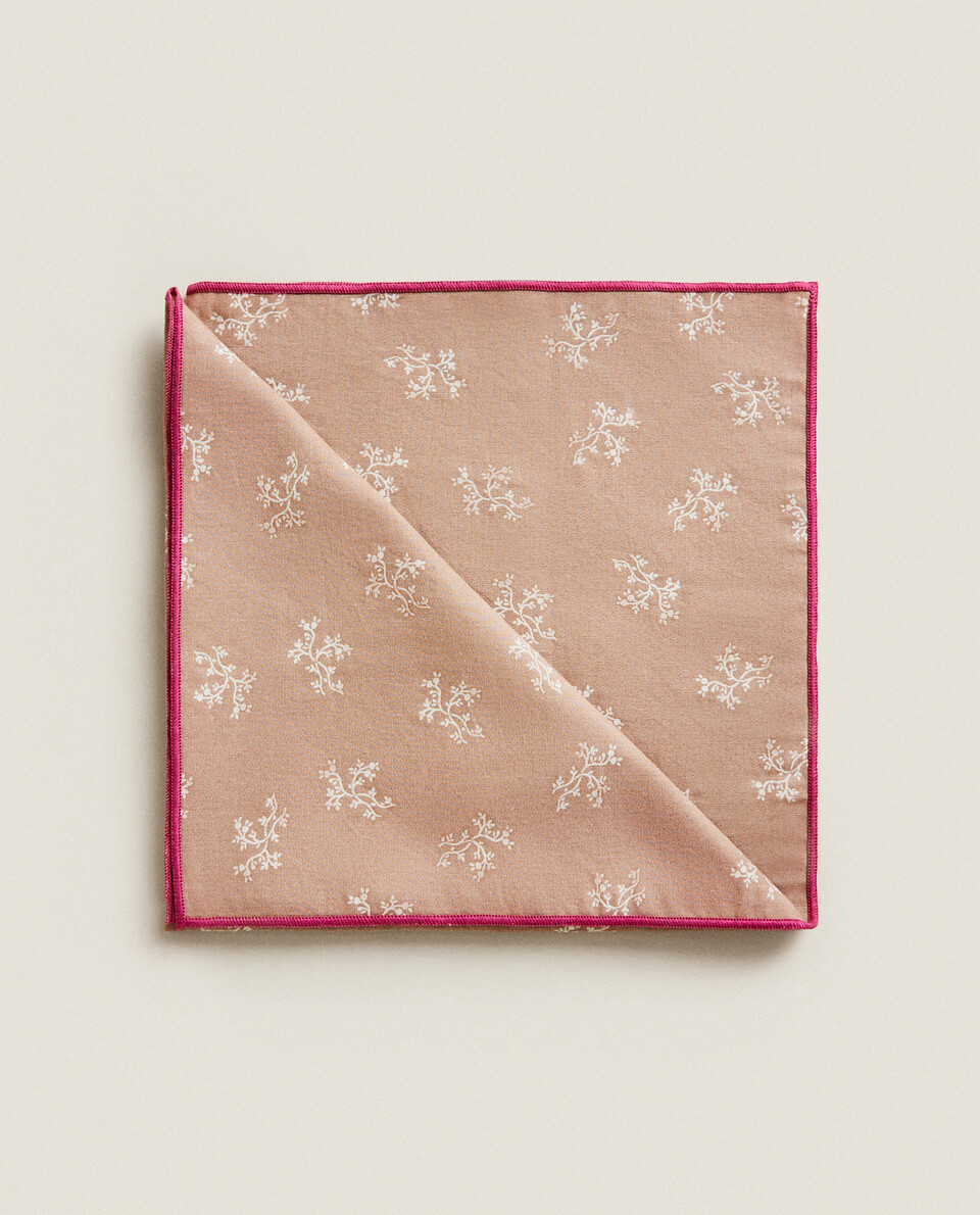 NAPKIN WITH FLORAL PRINT (PACK OF 2)