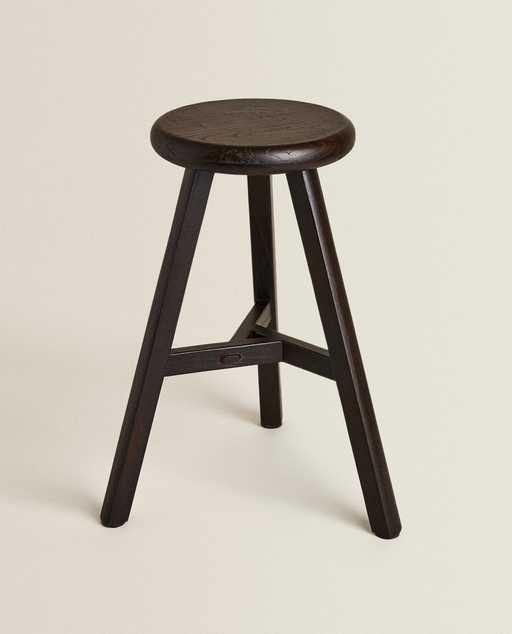 Recycled Wood Stool Null Zara Home, Wooden Stools Nz