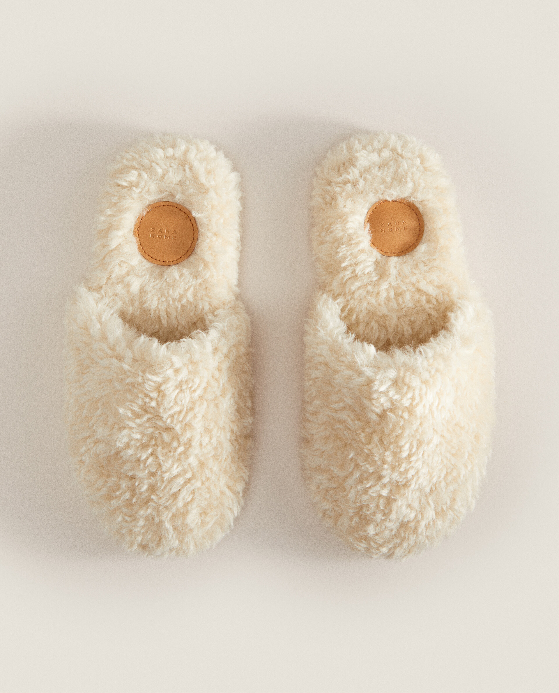 Zara home fur slippers clearance