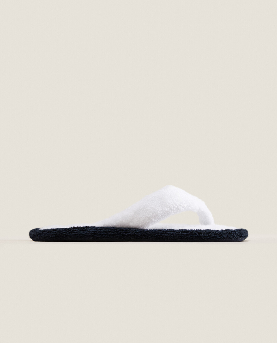 BADSTOFFEN SLIPPERS MET CONTRAST