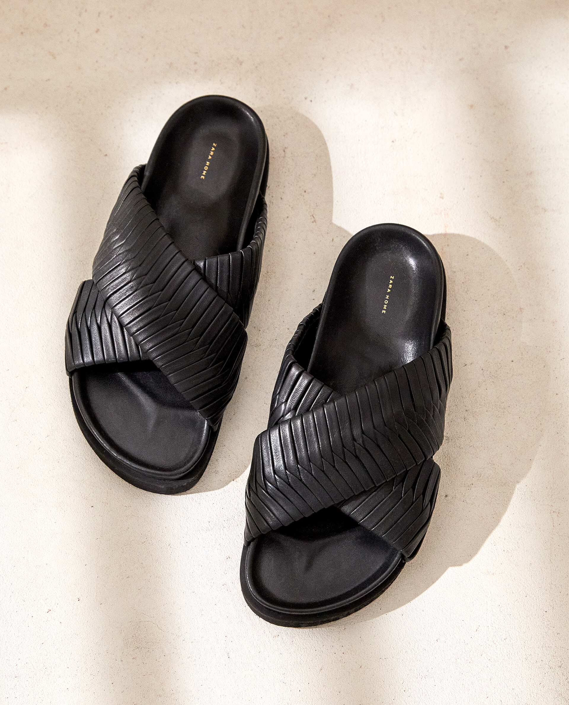 Quilted slides zara outlet
