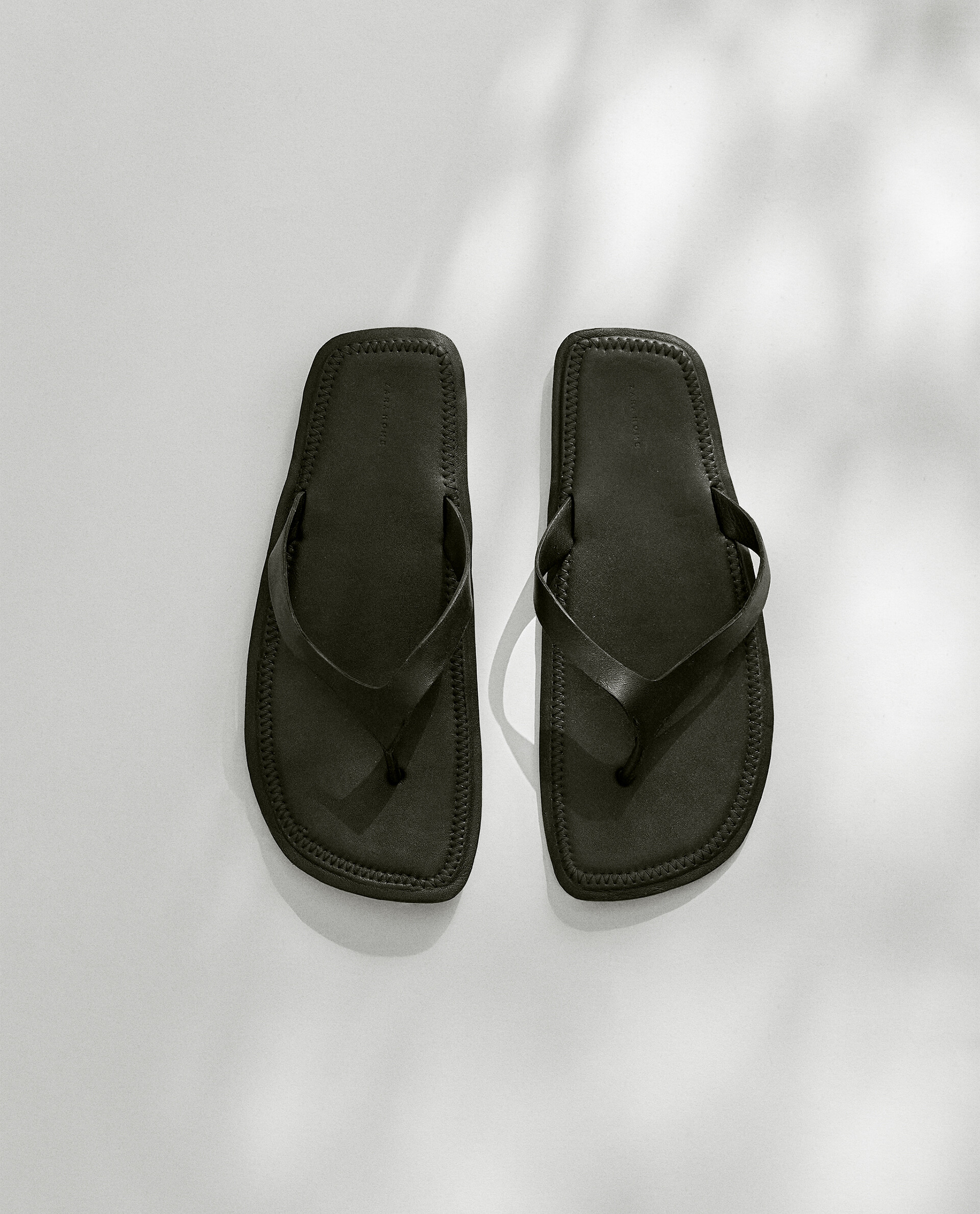 FLAT LEATHER SANDALS Zara Home Morocco