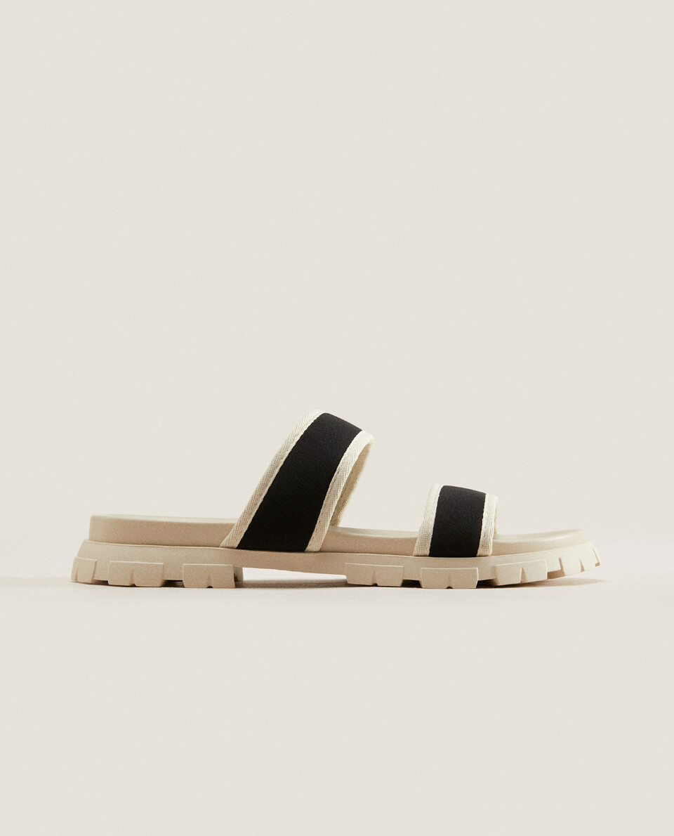 NEOPRENE SANDALS WITH TRACK SOLES