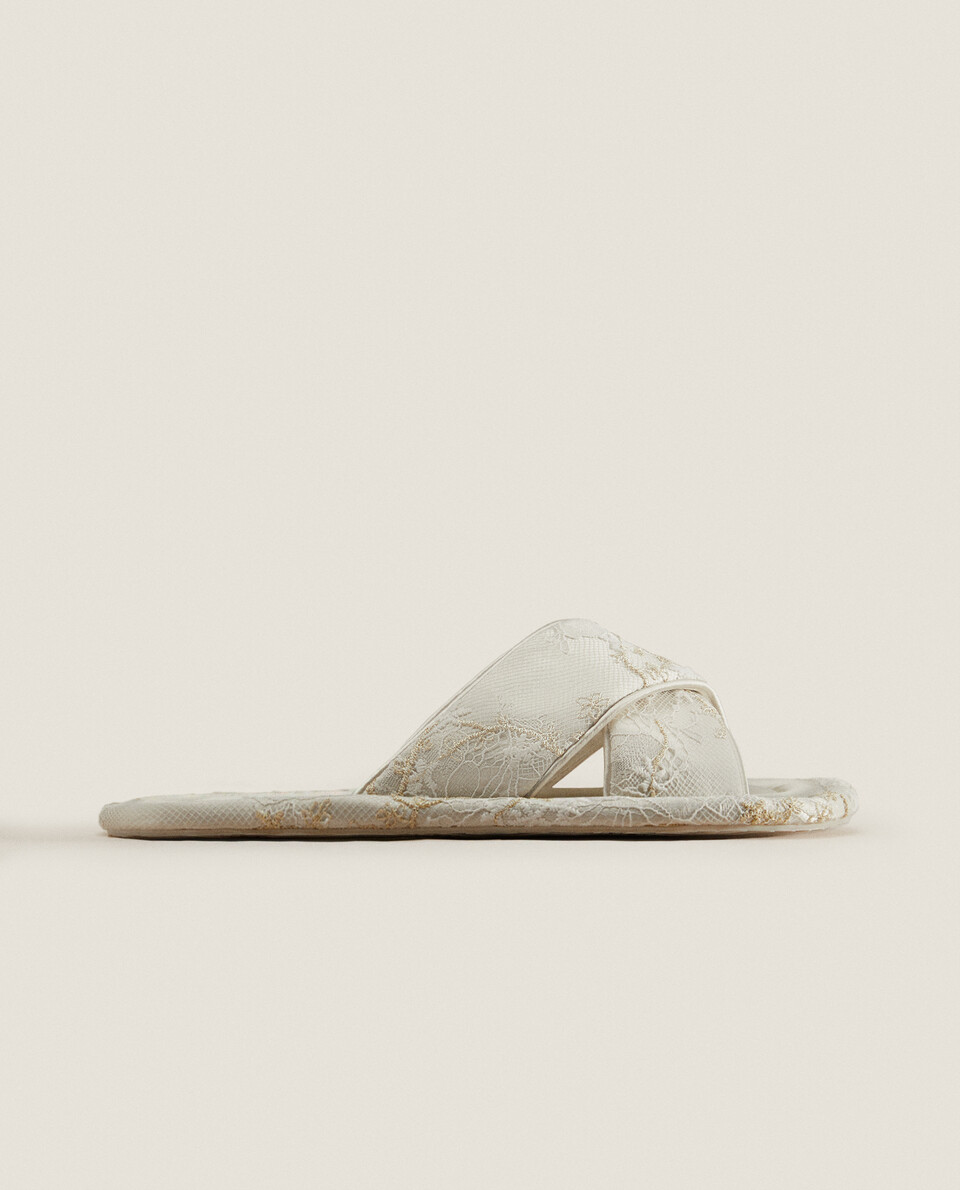 Pantofole sposa zara store home