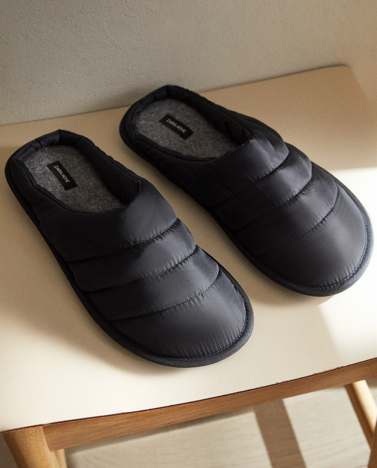 Zara 2025 black slippers