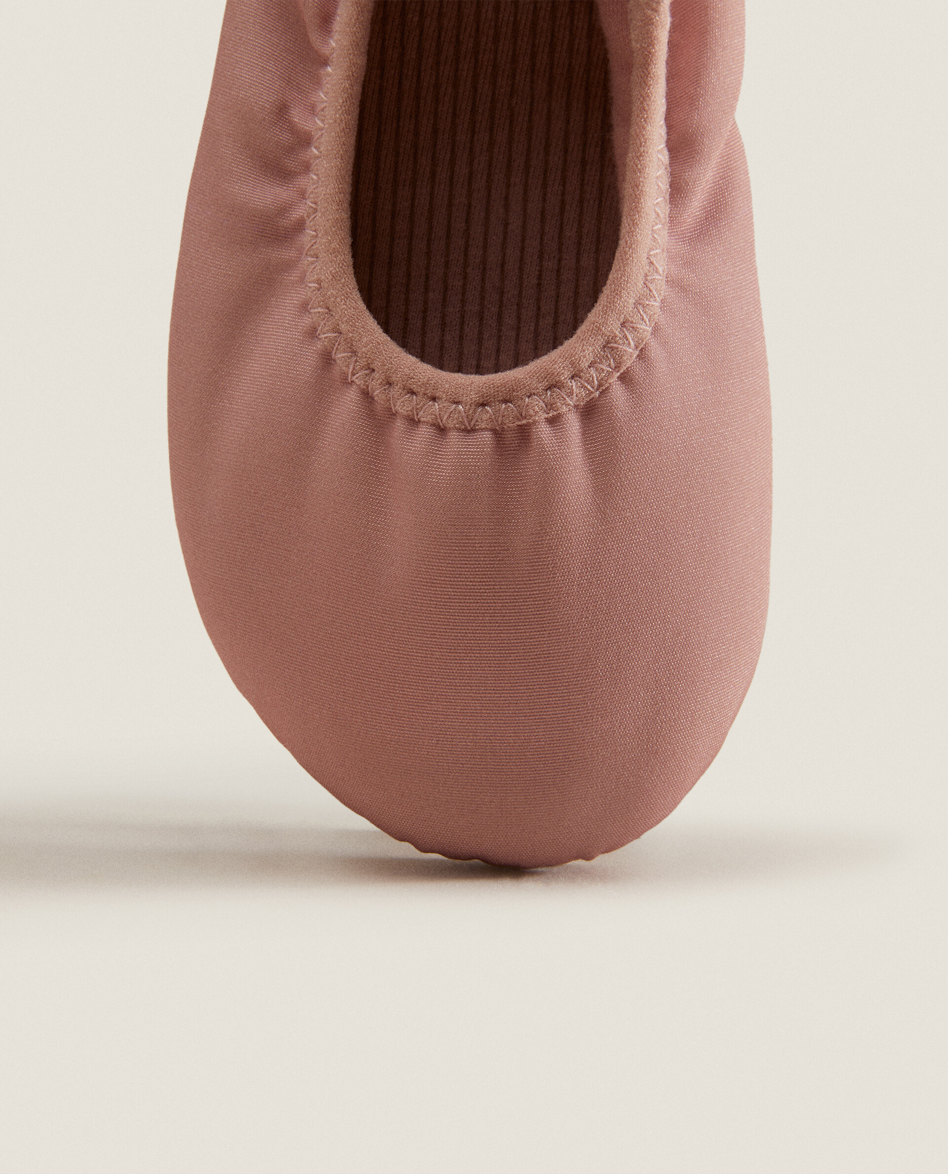 Leather ballet flat shoes sales