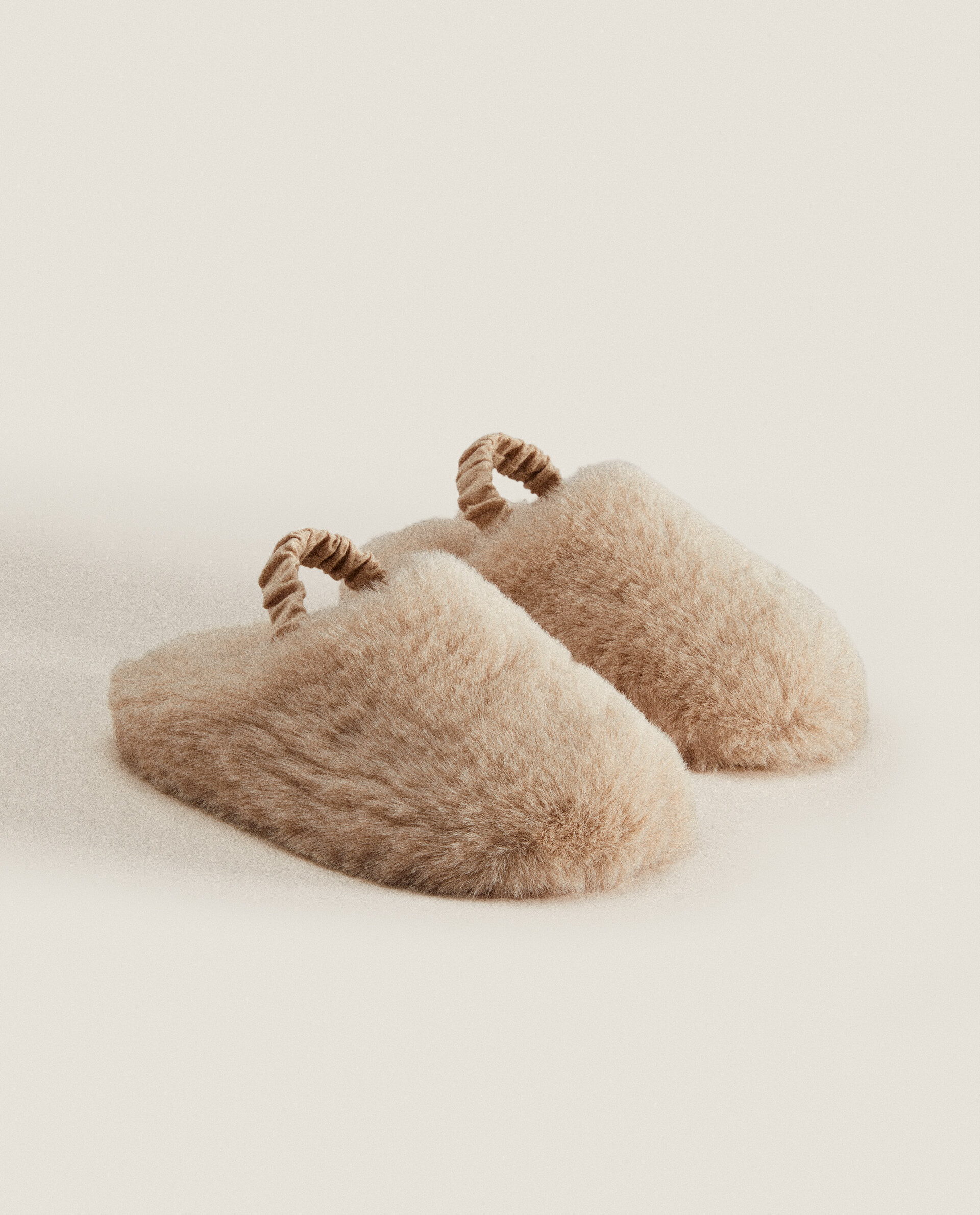 Womens fur clearance mule slippers