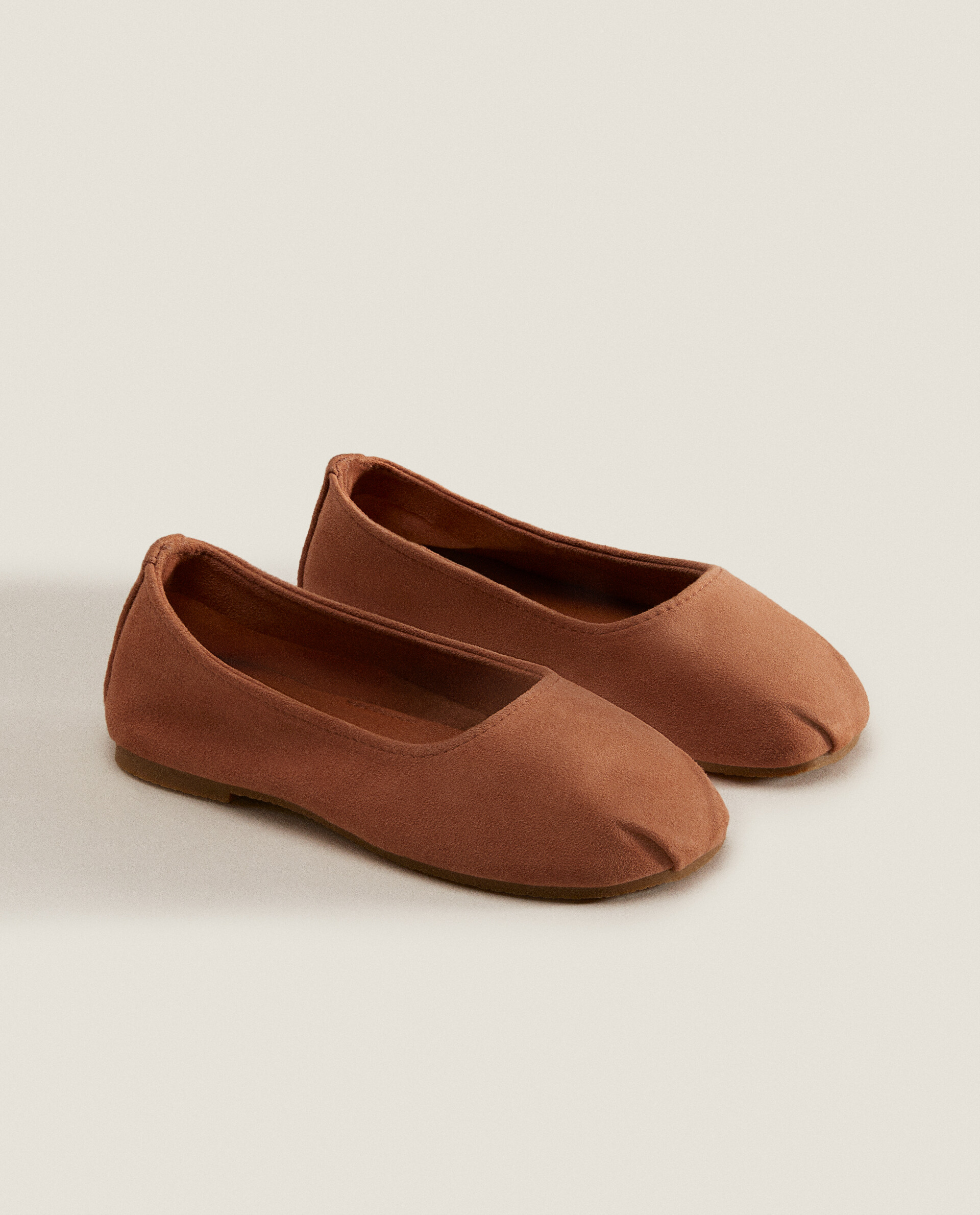 Soft shop leather ballerinas