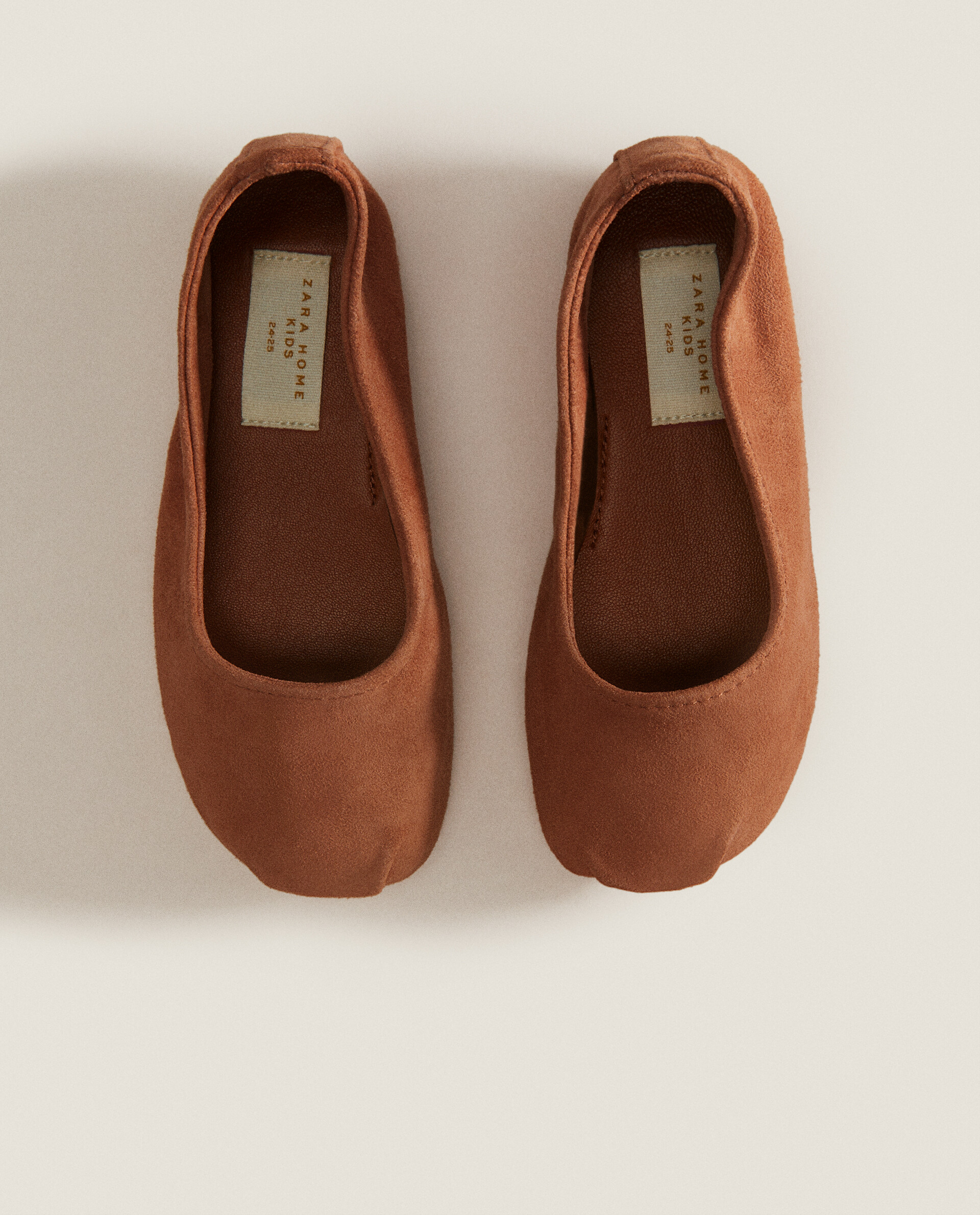 Soft store leather ballerinas