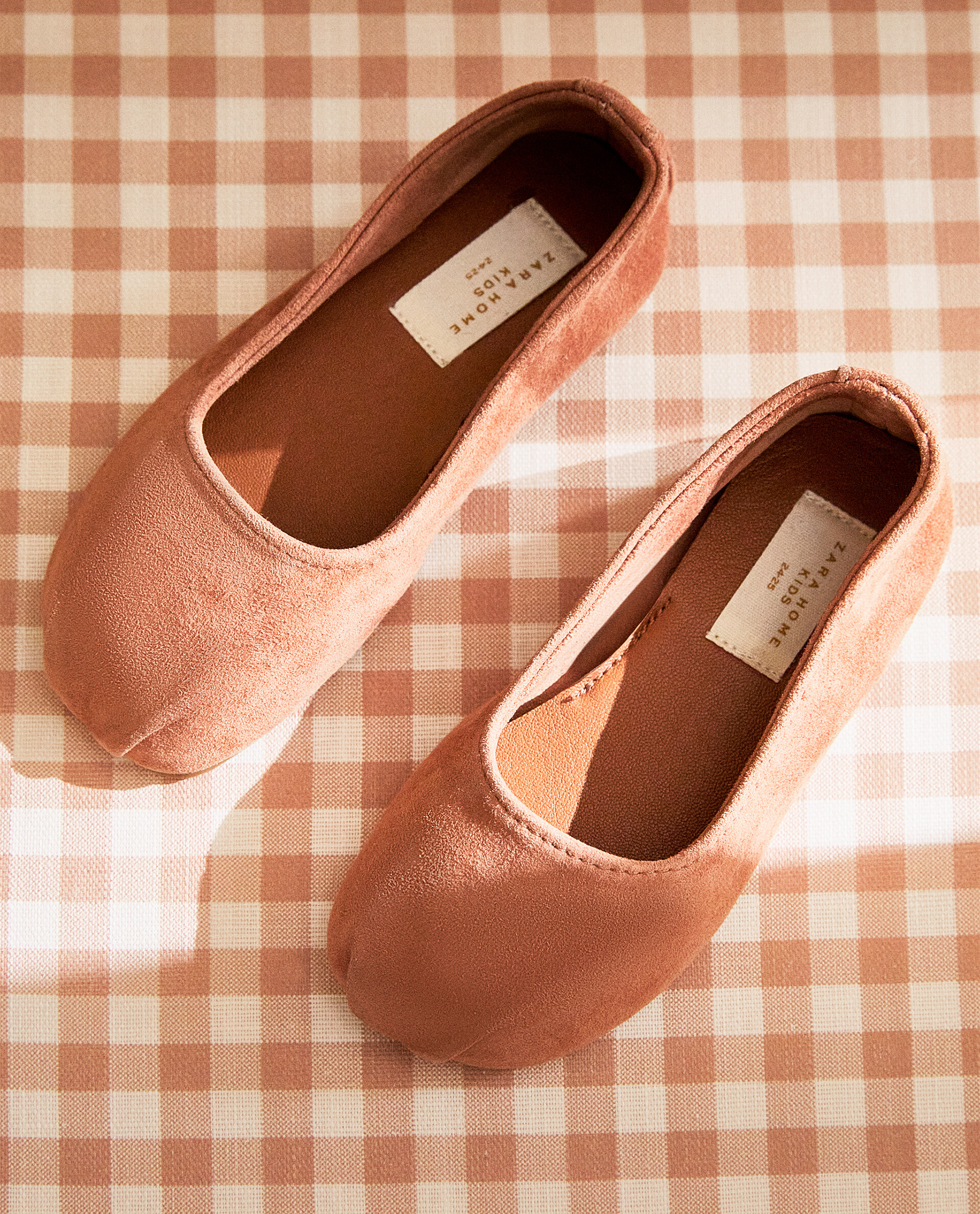 Soft leather ballerinas zara clearance