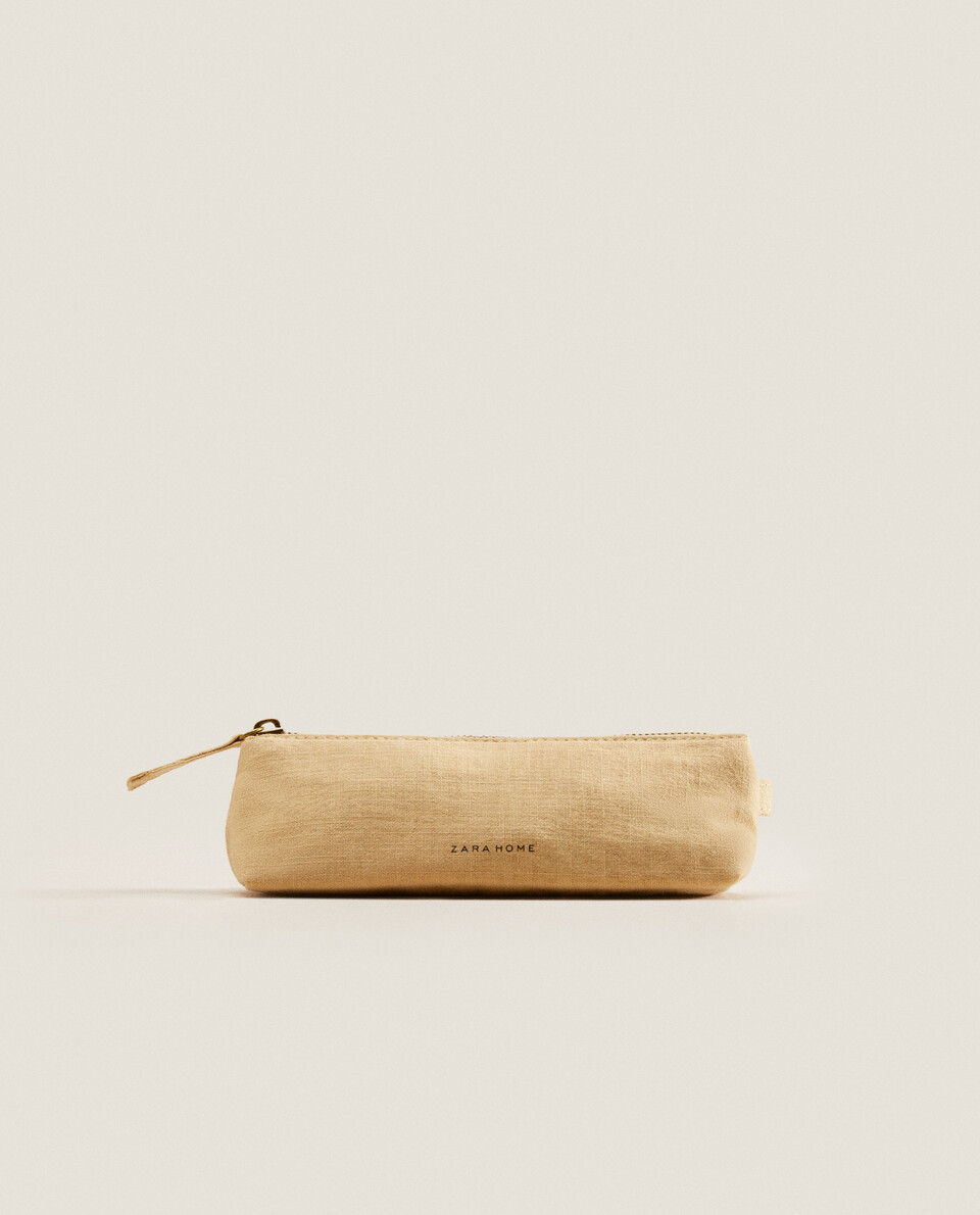 SMALL COTTON TOILETRY BAG