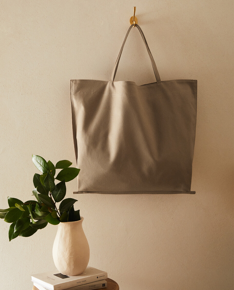 Tote bag zara home hot sale