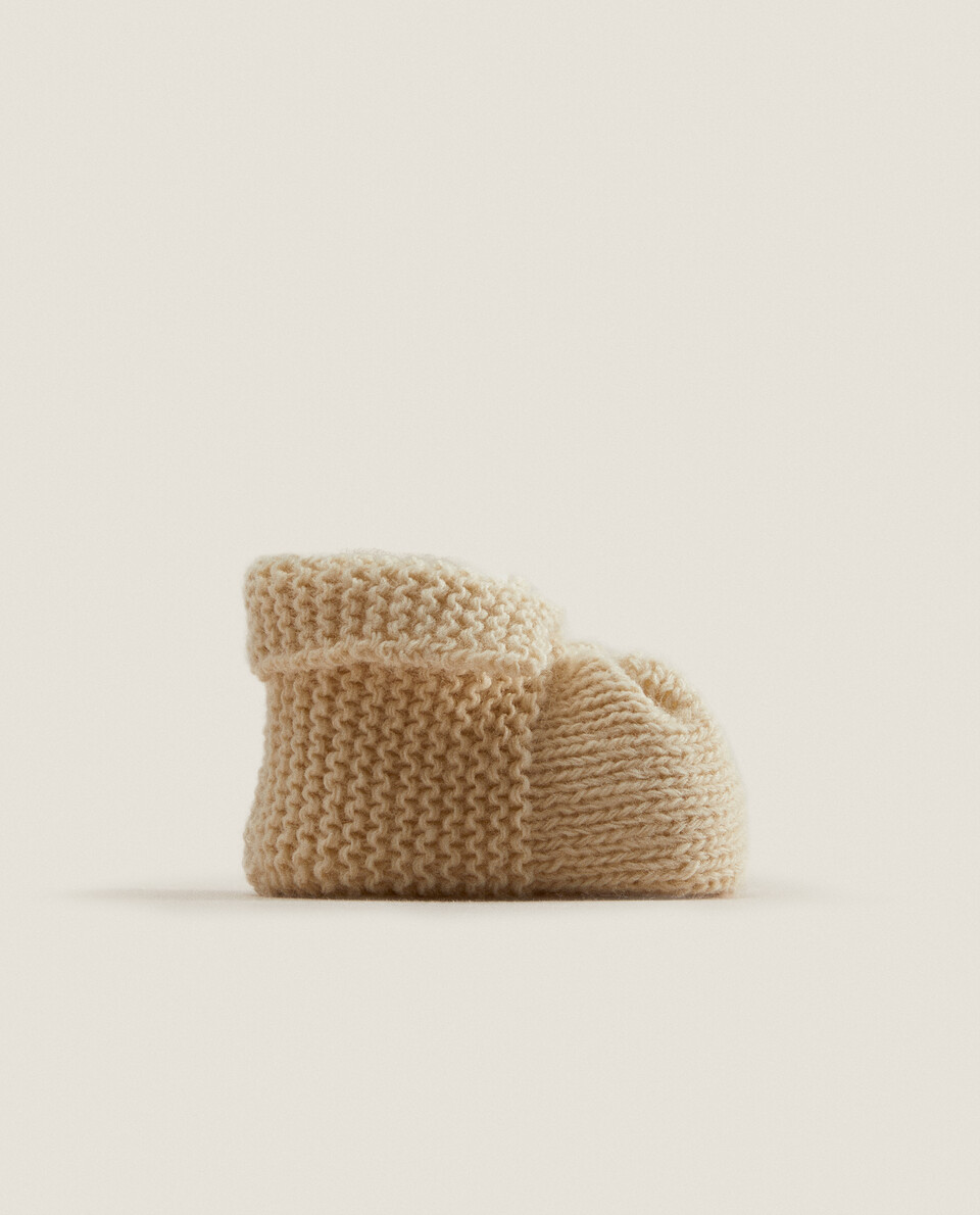 Zara knit booties clearance
