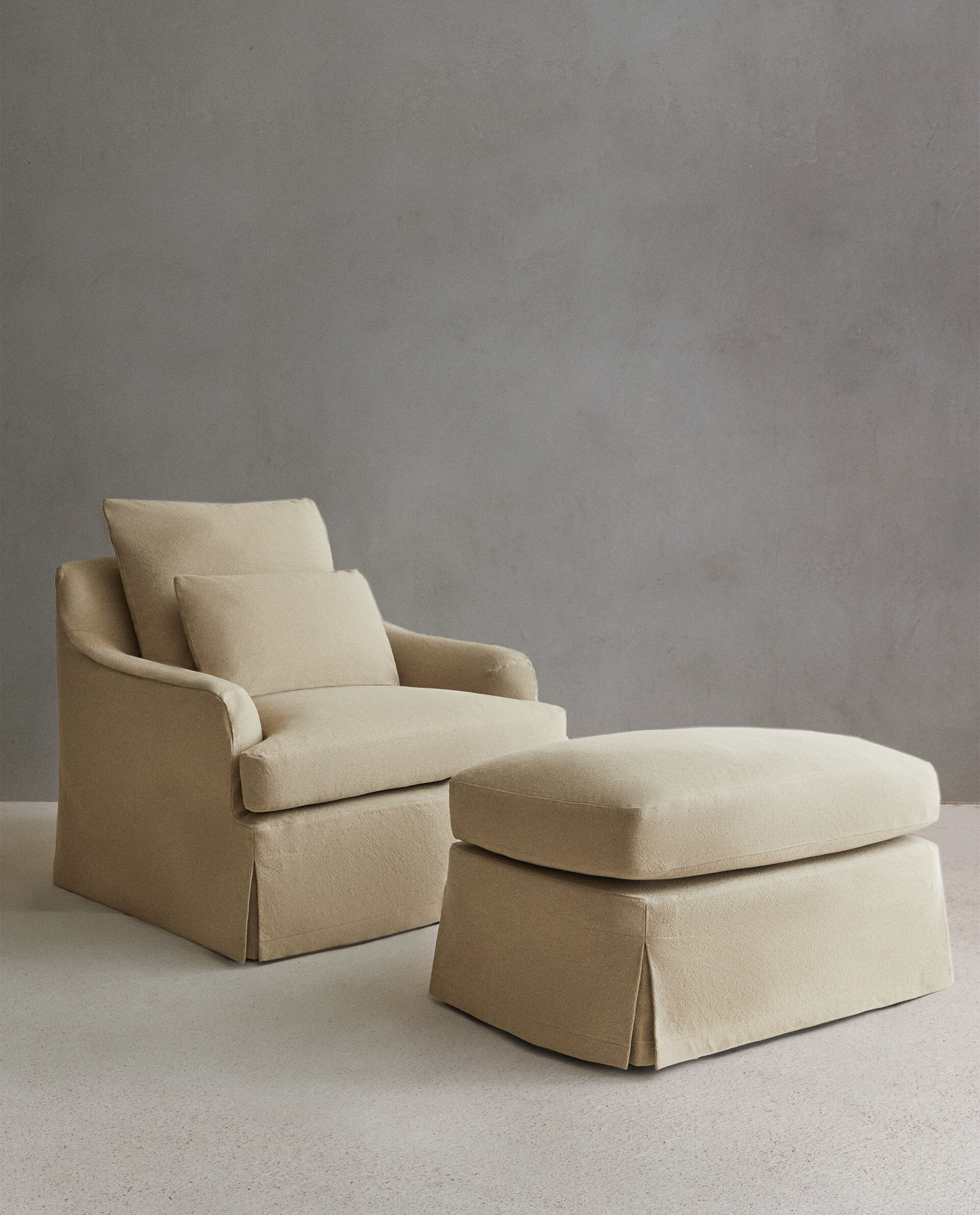 ARMCHAIR 01 FOOT STOOL 01 Zara Home South Korea