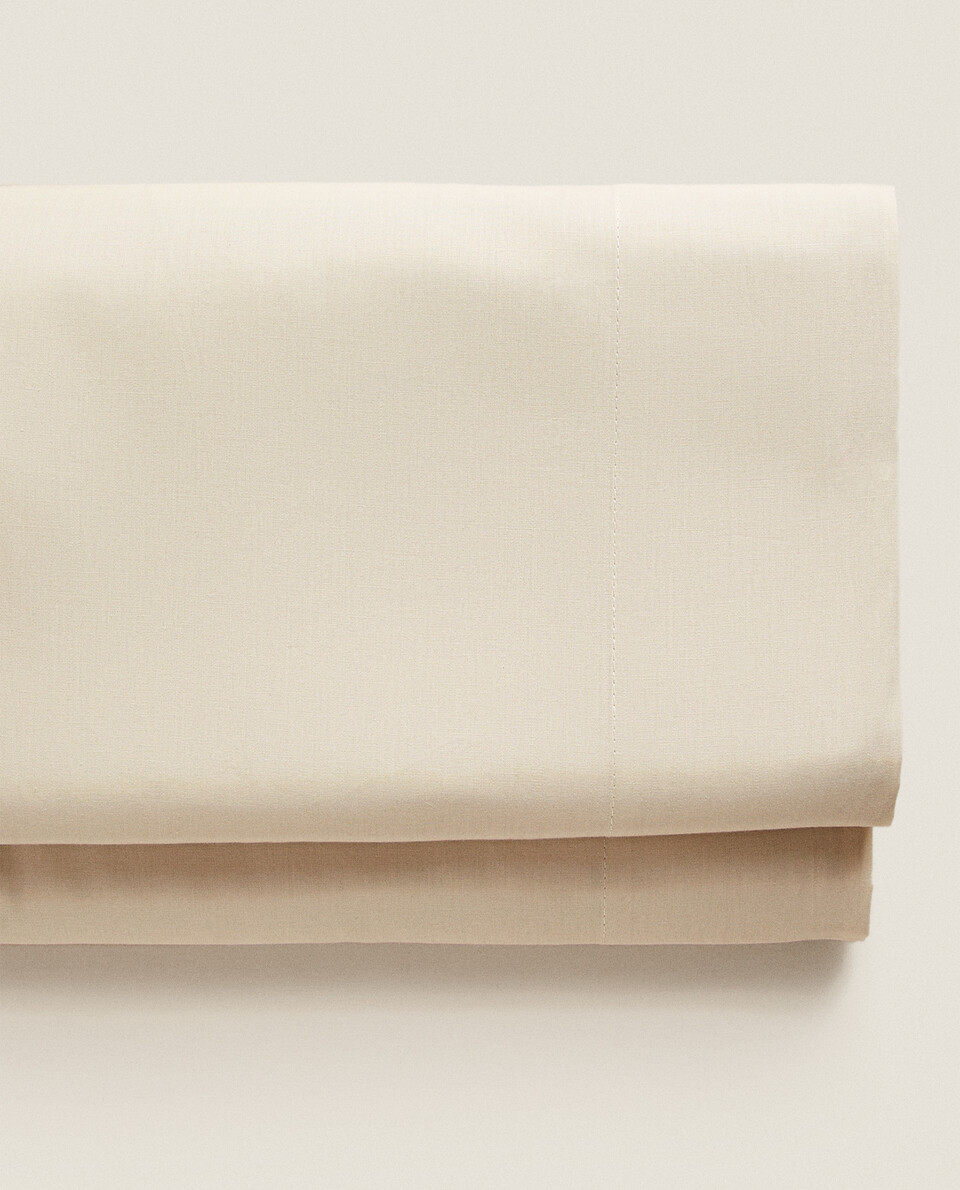 (180 THREAD COUNT) COTTON PERCALE FLAT SHEET