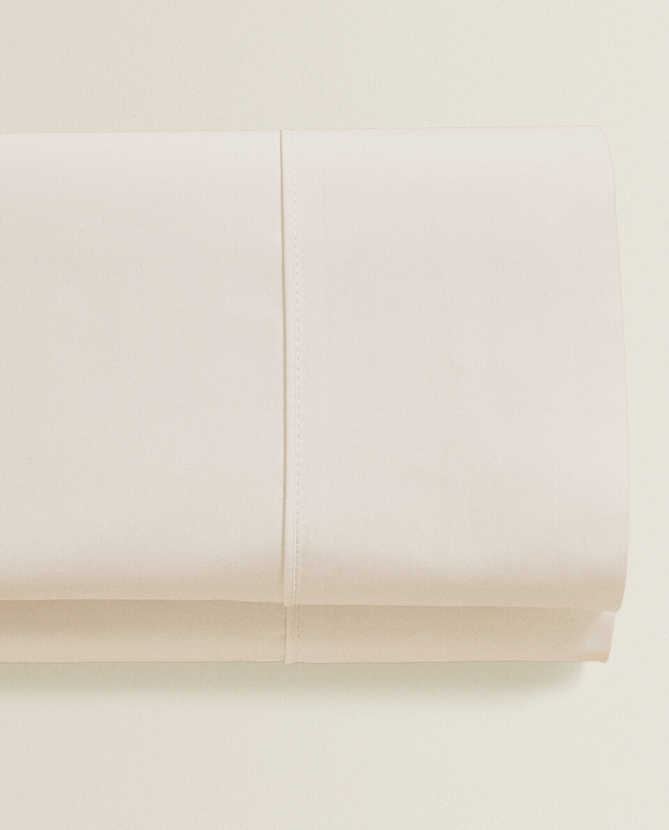 (300 THREAD COUNT) COTTON PERCALE FLAT SHEET